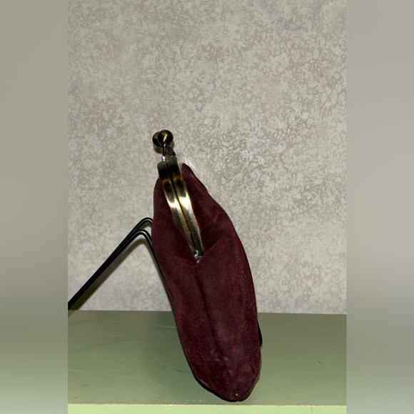 Vintage Dolce & Gabbana Suede Clutch Beauty Pouch Pour Femme - Picture 2 of 9